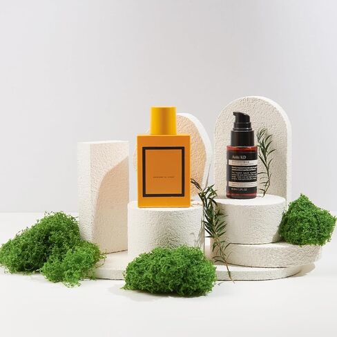 5PCS Product Photography Background Props Wooden Hand Painting Geometric Cube Waterproof Grain Textured Irregular Photos Prop for Photoshoot Cosmetics Fragrance Photo Food Jewelry in Kuwait