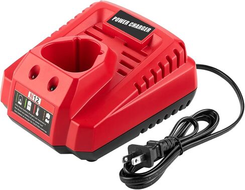 12V Rapid Charger Replacement for Mil-Waukee 12V Battery Charger 48-59-2401 | Compact, Wall-mounted, Wide compatibility, Durable, Space-saving in Kuwait