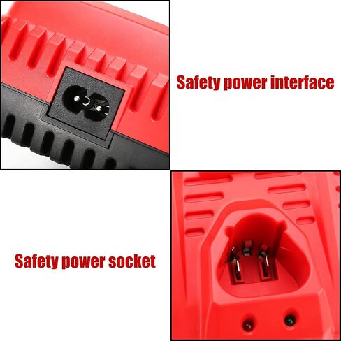 12V Rapid Charger Replacement for Mil-Waukee 12V Battery Charger 48-59-2401 | Compact, Wall-mounted, Wide compatibility, Durable, Space-saving in Kuwait