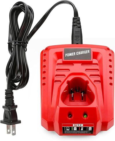 12V Rapid Charger Replacement for Mil-Waukee 12V Battery Charger 48-59-2401 | Compact, Wall-mounted, Wide compatibility, Durable, Space-saving in Kuwait