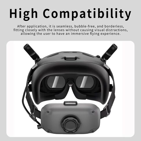 High Definition Shatter Resistant Tempered Glass Screen Film For DJI Neo 2 / Goggles N3 Display, Clear Vision Scratch Barrier Protective Accessory in Kuwait