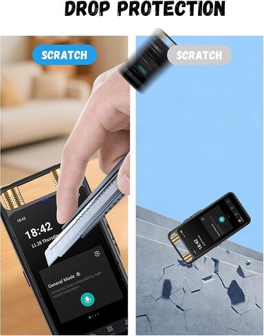 [2 Pack] for Rpbznr M5 AI Voice Recorder Hydrogel Film Screen Protector. Self-Healing Anti-Scratch Bubble Free Easy Installation. in Kuwait