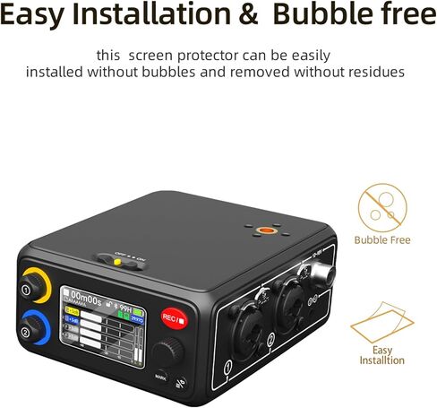Screen Protector for Deity TC-1 Portable Field Recorder, 2-Pack Anti-Glare Matte Film, Easy Installation, Bubble-Free, Touch Sensitive in Kuwait
