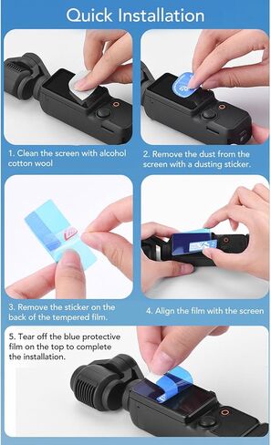 Tbest AR Anti High Definition Screen Film Lens Protector Osmo 3 Slim Design in Kuwait