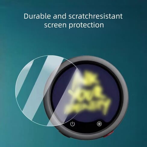Premium Tempered Glass Screen Protector for Insta360 Mic Pro - Ultra Durable, Scratch-Resistant, HD Clear, Touch-Responsive Full Coverage Shield in Kuwait