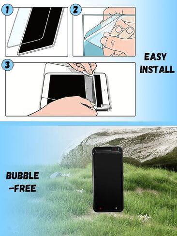 [2 Pack] for HUREWA M3 AI Voice Recorder Hydrogel Film Screen Protector. Self-Healing Anti-Scratch Bubble Free Easy Installation. in Kuwait