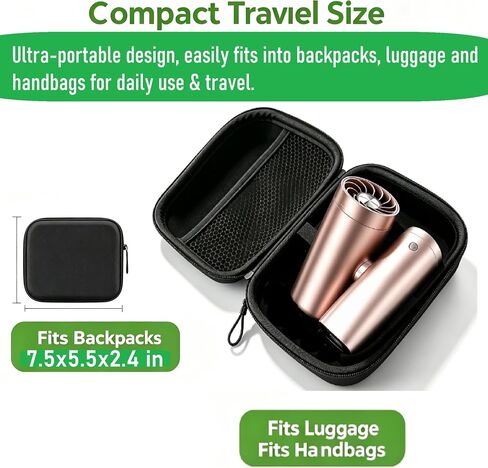 Hard Carrying Case Compatible with Shark ChillPill, Portable Shell Travel Storage (Black) Only Case in Kuwait