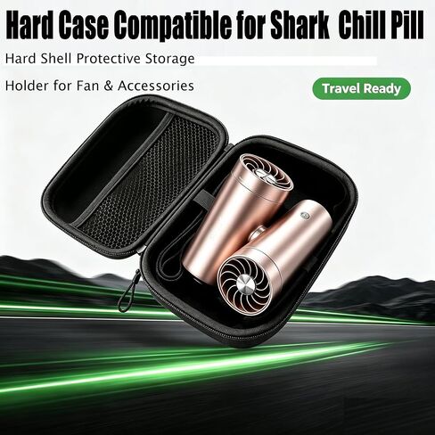 Hard Carrying Case Compatible with Shark ChillPill, Portable Shell Travel Storage (Black) Only Case in Kuwait