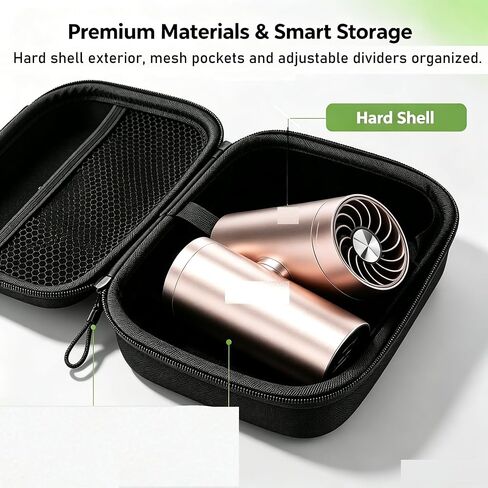 Hard Carrying Case Compatible with Shark ChillPill, Portable Shell Travel Storage (Black) Only Case in Kuwait