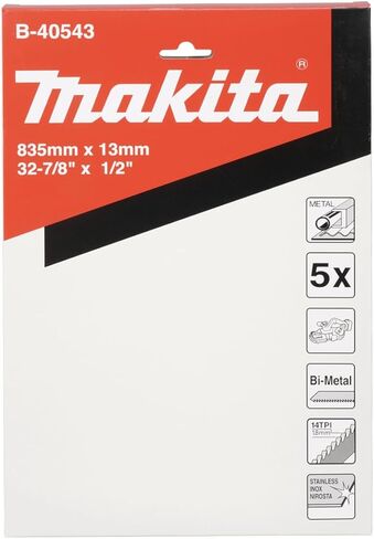 Makita B-40543 Compact Portable Band Saw Blade, 32-7/8", 14TPI, 5/pk in Kuwait