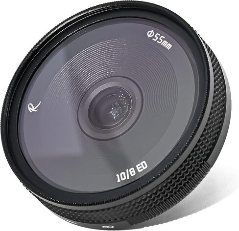 AstrHori 10mm F8 II Ultra Wide Angle Fisheye APS-C Manual Prime Lens with Starburst Effect & Filter Slot Compatible with Leica/Panasonic/Sigma L-Mount Mirrorless Camera TL,TL2(Black) in Kuwait