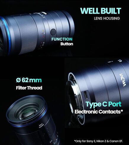 LAOWA 180mm f/4.5 1.5X Ultra Macro APO Lens with AF Support Outstanding Sharpness Compact Design in Kuwait