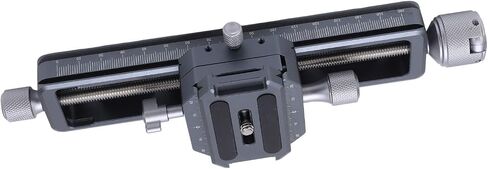 Macro Focusing Rail Slider, Camera Close Up Rail for DSLR, 16cm Precision Slide with Arca Mount, Portable Macro Photography Accessory for Studio and Field Use in Kuwait