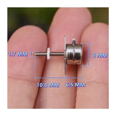 8mm Stepper Electronic Starter 2-Phase 4-Wire Stepping Electronic Starter Linear Slider Screw Shaft Moving Block 10mm Stroke DIY Camera in Kuwait