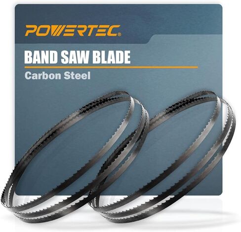 POWERTEC 59-1/4 Inch Bandsaw Blades, 1/4" x 24 TPI Band Saw Blades for Sears Craftsman, Ryobi, B&D, Skil, Protect and Tradesman 9" Band Saw for Woodworking, 1 Pack (13154) in Kuwait