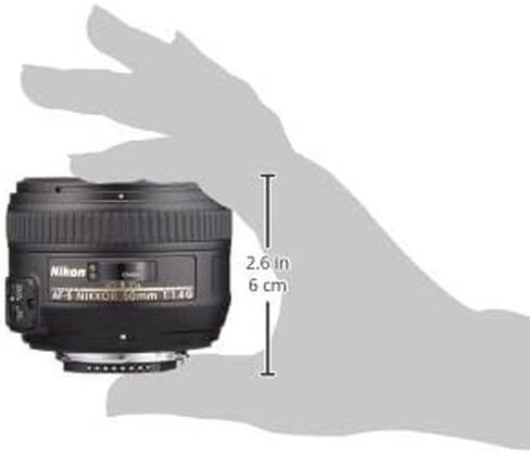 Nikon AF-S FX NIKKOR 50mm f/1.4G Lens with Auto Focus for Nikon DSLR Cameras (Certified Refurbished) in Kuwait
