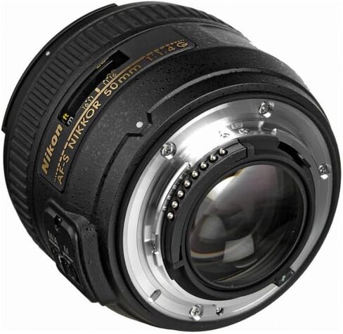 Nikon AF-S FX NIKKOR 50mm f/1.4G Lens with Auto Focus for Nikon DSLR Cameras (Certified Refurbished) in Kuwait