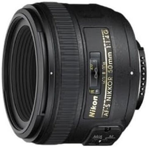 Nikon AF-S FX NIKKOR 50mm f/1.4G Lens with Auto Focus for Nikon DSLR Cameras (Certified Refurbished) in Kuwait