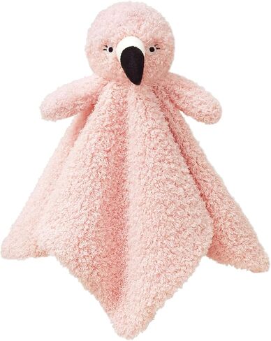 Baby Soft Pink Flamingo Stuffed Animal Security Blanket, Plush Flamingo Character Lovey Blanket, Baby Shower/Nursery Gift, Newborn Infant Toddler Snuggle Blankie for Girls Boys, 14 Inches in Kuwait