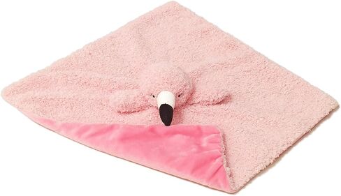 Baby Soft Pink Flamingo Stuffed Animal Security Blanket, Plush Flamingo Character Lovey Blanket, Baby Shower/Nursery Gift, Newborn Infant Toddler Snuggle Blankie for Girls Boys, 14 Inches in Kuwait