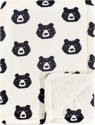 Yoga Sprout Mink Blanket with Sherpa Backing, Bear in Kuwait