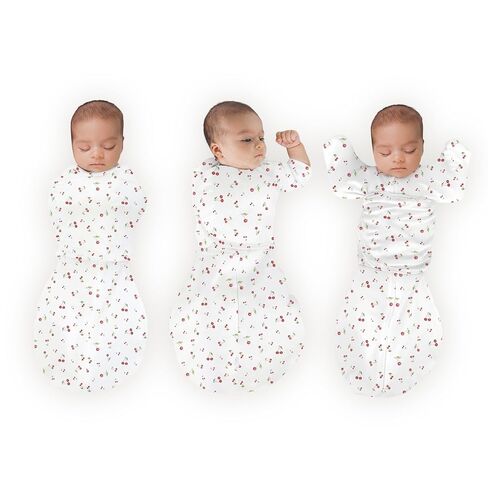 SwaddleDesigns Organic 6-Way Omni Swaddle Sack w/Wrap, Jadeite, 6-14 lb | Most Versatile Swaddle for Newborn with More Options to Calm Startle Reflex, Arms Up Sleeves & Mitten Cuffs for Better Sleep in Kuwait