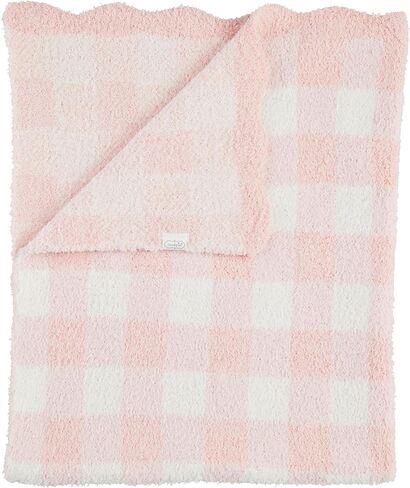 Mud Pie Children's Pink Gingham Chenille Blanket in Kuwait