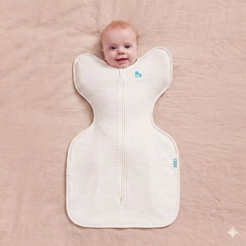 Love to Dream Swaddle, Baby Sleep Sack, Swaddle Up Self-Soothing Swaddles for Newborns, Get Longer Sleeps, Secure Fit Helps Calm Startle Reflex, Lite 0.2 TOG, Sleep Sack, 8-13 lbs, Tan in Kuwait
