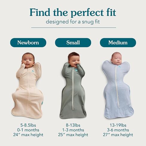 Love to Dream Swaddle, Baby Sleep Sack, Swaddle Up Self-Soothing Swaddles for Newborns, Get Longer Sleeps, Secure Fit Helps Calm Startle Reflex, Lite 0.2 TOG, Sleep Sack, 8-13 lbs, Tan in Kuwait