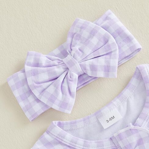 Thorn Tree Fall Baby Girl Clothes Long Sleeve Romper Ruffle Jumpsuit Bow Headband Newborn Infant Footies Cute Outfits in Kuwait