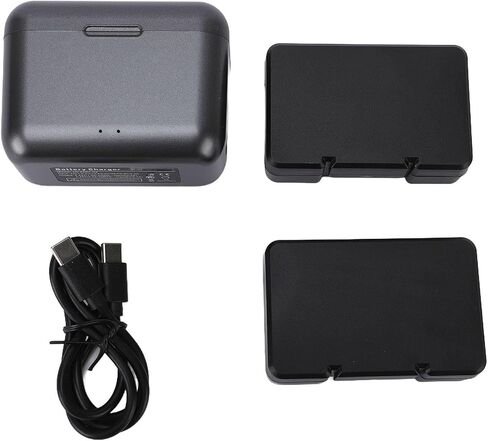 360 X4 Battery for X4 Air Camera, 2PCS Type C 2050mAh Action Camera Batteries with Dual Slot Fast Charging Case in Kuwait