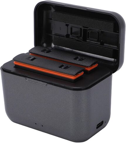 360 X4 Battery for X4 Air Camera, 2PCS Type C 2050mAh Action Camera Batteries with Dual Slot Fast Charging Case in Kuwait
