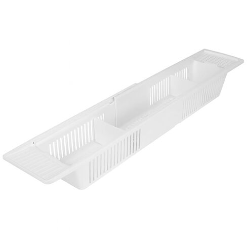 KidCo Bath Toy Organizer Storage Basket, 3 Compartment Horizontal Large Openings Bath Toy Organizer for Tub, Large Capacity Bath Toy Organizer with Large Openings, White in Kuwait