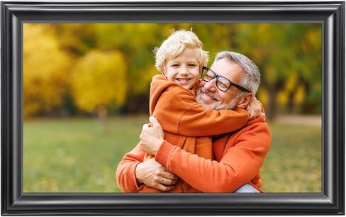 16 Inch Large Digital Picture Frame, Canupdog WiFi Digital Photo Frame with 1920 * 1080 IPS Touchscreen, 32GB Storage, Auto-Rotate, Wall Mountable, Easy Setup, Slideshow Photos and Videos in Kuwait