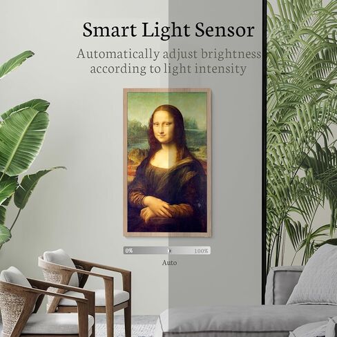 BSIMB 21.5 Inch Large Digital Picture Frame(Non-Touch Screen), 64GB 1920x1080 FHD WiFi Electronic Photo Frame Remote Control, Share Pictures/Videos via App/USB/SD Easy Setup Gifts for Mom, Light Wood in Kuwait