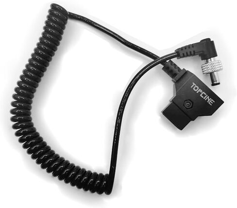 D-Tap to Locking DC 5.5x2.5mm Monitor Power Cable 12V Compatible for Sony PIX-E7 PIX-E5 Atomos Ninja V/Shogun, Ikan DJI Monitor, Hollyland Mars 400s Smallhd Indie 7 Aputure LED Lights and more in Kuwait