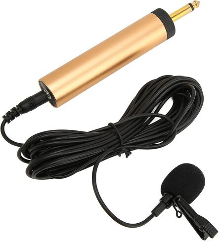 Omnidirectional Lavalier Microphone Wired Clip On for and Video 16.4ft Cable in Kuwait