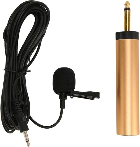 Omnidirectional Lavalier Microphone Wired Clip On for and Video 16.4ft Cable in Kuwait