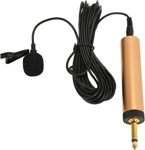 Omnidirectional Lavalier Microphone Wired Clip On for and Video 16.4ft Cable in Kuwait