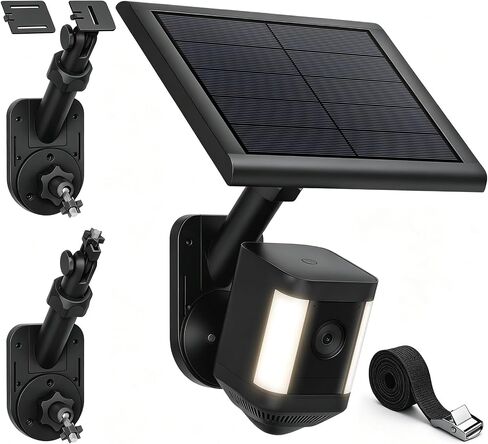 Adjustable Wall/Pole Mount for Ring Cameras & Solar Panels, Universal 2-in-1 Bracket for Ring/Blink/Eufy/Arlo/Wyze/Reolink Solar Panel and Cam, with Ring Stick Up/Outdoor Plus/Spotlight Cam/Plus/Pro in Kuwait