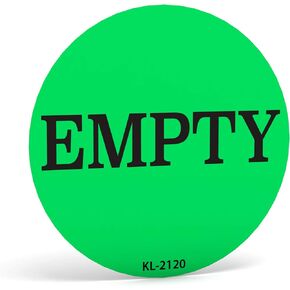 Kenco 2" Circle Inventory Control Stickers for Shipping and Inventory - 500 Permanent Adhesive Labels Per Roll Made in The USA (Empty, 1 Pack)