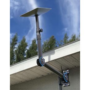 Rvdeaa 2024 Upgraded Adjustable Starlink Mount, Starlink Roof Mount for Starlink Internet Kit Satellites with Starlink Mount Adapter, Compatible with V2 Starlink
