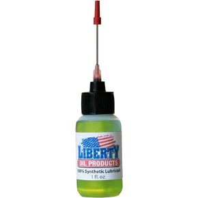 Liberty Oil, 1oz Bottle of The Best 100% Synthetic Oil for Lubricating R/C Radio Controlled Cars and All Types of Vehicles. Does Not Evaporate and Cause Build up on Gears and Moving Parts!!!