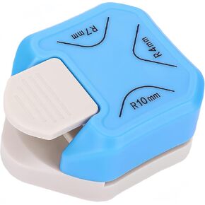 3 in 1 Round Corner Punch, 4mm, 7mm, 10mm 3 Way Corner Rounder Punch for Paper Crafts, DIY Projects, Blue in Kuwait