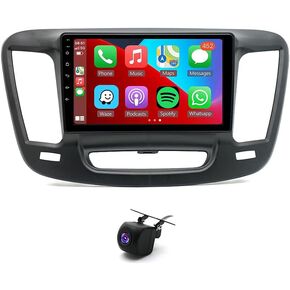 9" Car Stereo w/Carplay Android Auto for Chrysler 200 200C 200S 2015-2019 Double Din Android 13.0 Touch Screen Car Radio Receiver w/WiFi GPS Navigation Bluetooth AHD Backup Camera Mic - 2+32G
