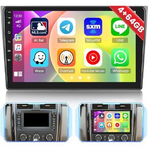 for Mazda CX9 2007-2015 Radio, 8 Core 4+64GB Android 13 Car Stereo 10.1 Inch IPS Touchscreen Car Radio with Wireless Apple Carplay Android Auto 59UI GPS WiFi 32EQ DSP Backup Camrea