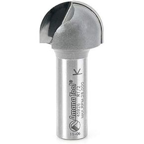 Amana Tool - 45926 Carbide Tipped Core Box 1/2 Radius x 1" Dia x 11/16 x 1/2 Shank