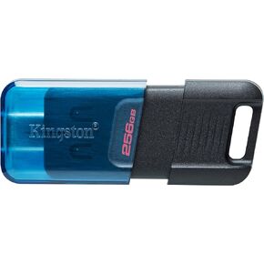 Kingston DataTraveler 80 M 256GB USB-C Flash Drive | USB 3.2 Gen 1 | Up to 200MB/s | DT80M/256GB