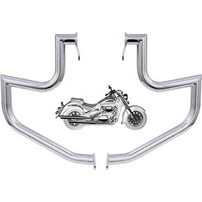 1.5" Crash Bar Engine Guard Highway Freeway Bar for Suzuki VL800 Intruder Volusia 800 C50 M50 Boulevard 2005-2022 (Chrome)