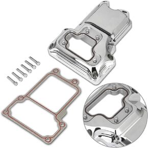Clarity Twin cam Engine top Transmission Covers for Harley Softail Breakout Fat Boy Dyna Fatboy Street bob Wide Glide Touring st Road King Glide CNC Aluminum (Chromed)